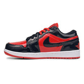TÊNIS AIR JORDAN LOW PREMIUM – PRETO VERMELHO VERNIZ - Asah Store
